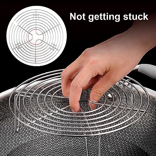 MDEOOSKY cooling rack on pot image emphasizes cooling and airflow during cooking.