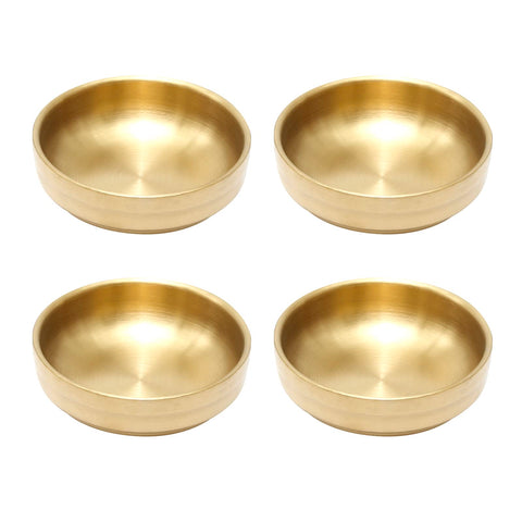 MDEOOSKY mini-dish flat bottom provides stable placement on tabletops.