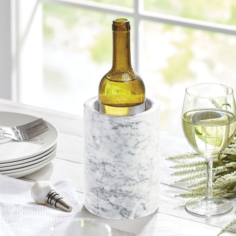 mDesign ice bucket chiller bar decor brightens space for gatherings.