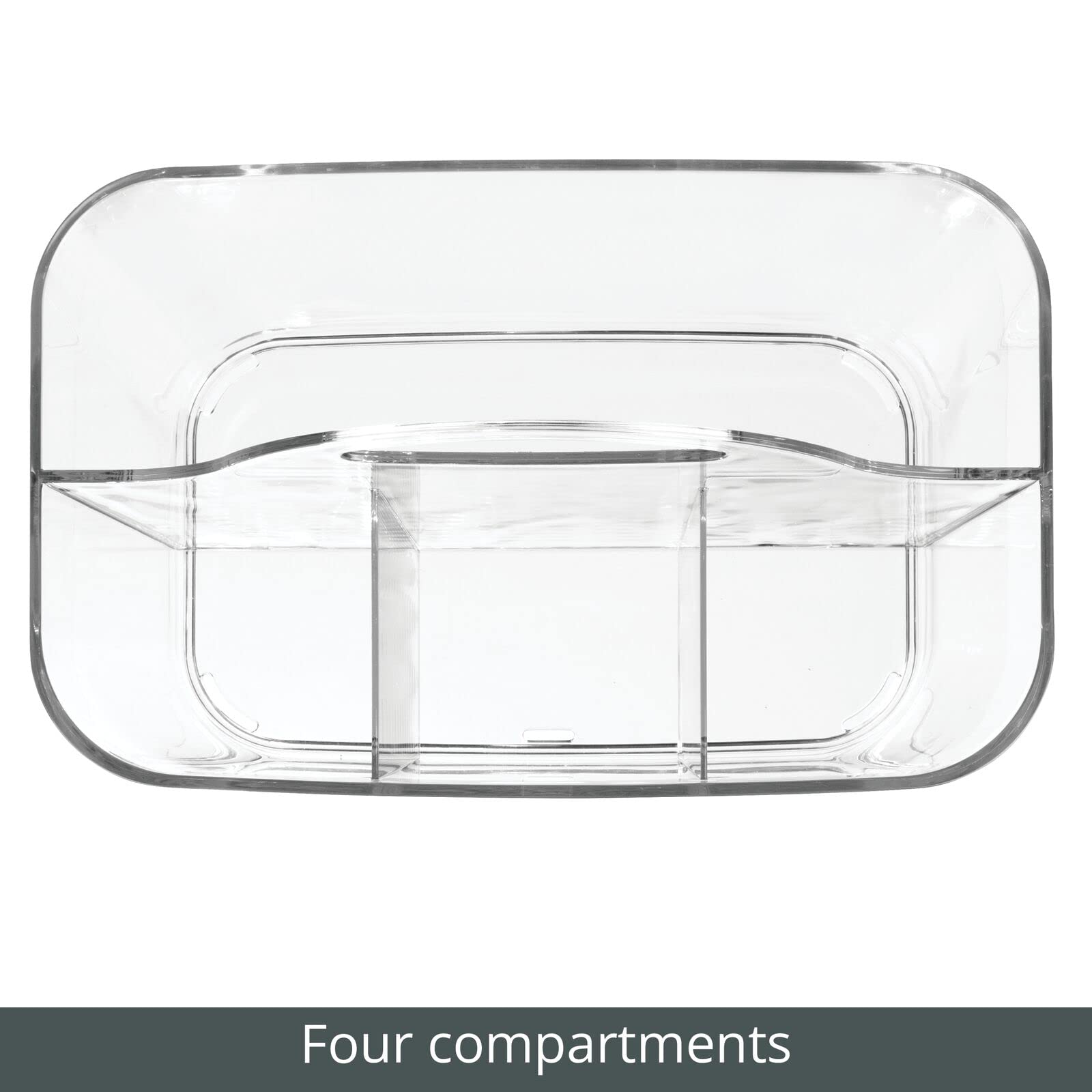 mDesign Lumiere versatile design fits drawers or shelves for neat storage.