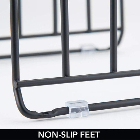 MDESIGN side view mounted to cabinet for space-efficient storage.
