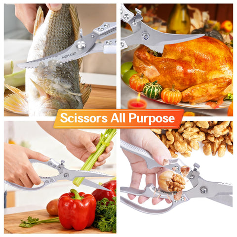 MDHAND ergonomic non-slip handle provides comfortable grip during prep.
