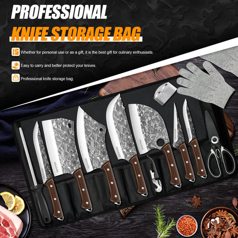 MDHAND heavy-duty meat cleaver for tackling tough cuts