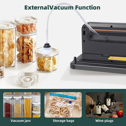 MDHAND vacuum sealer bag storage keeps accessories organized.