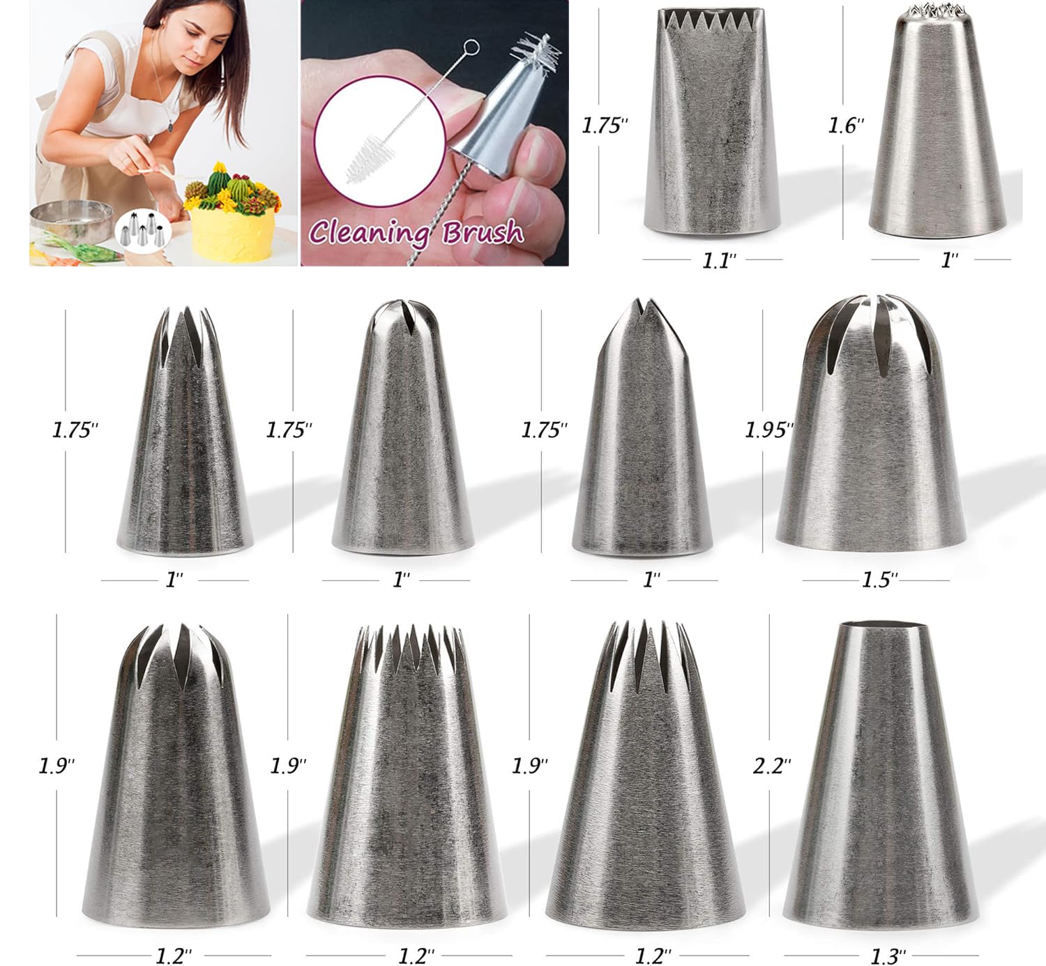 MDLJG cleaning brush and bag ties for easy maintenance