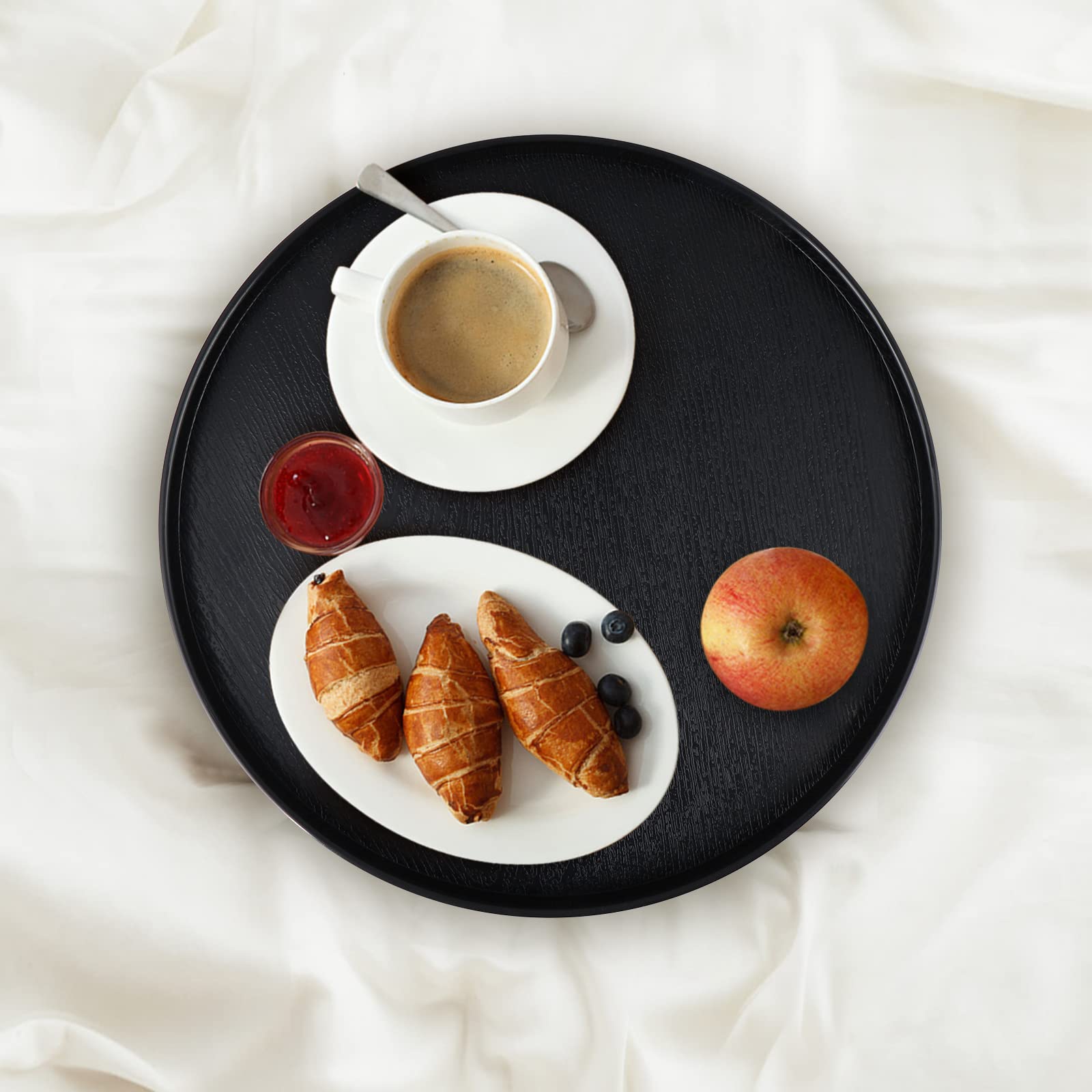 MDLUU guestroom tray for snacks and remotes during visits.