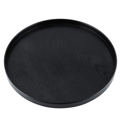 MDLUU round ottoman tray adds organization to coffee table decor.