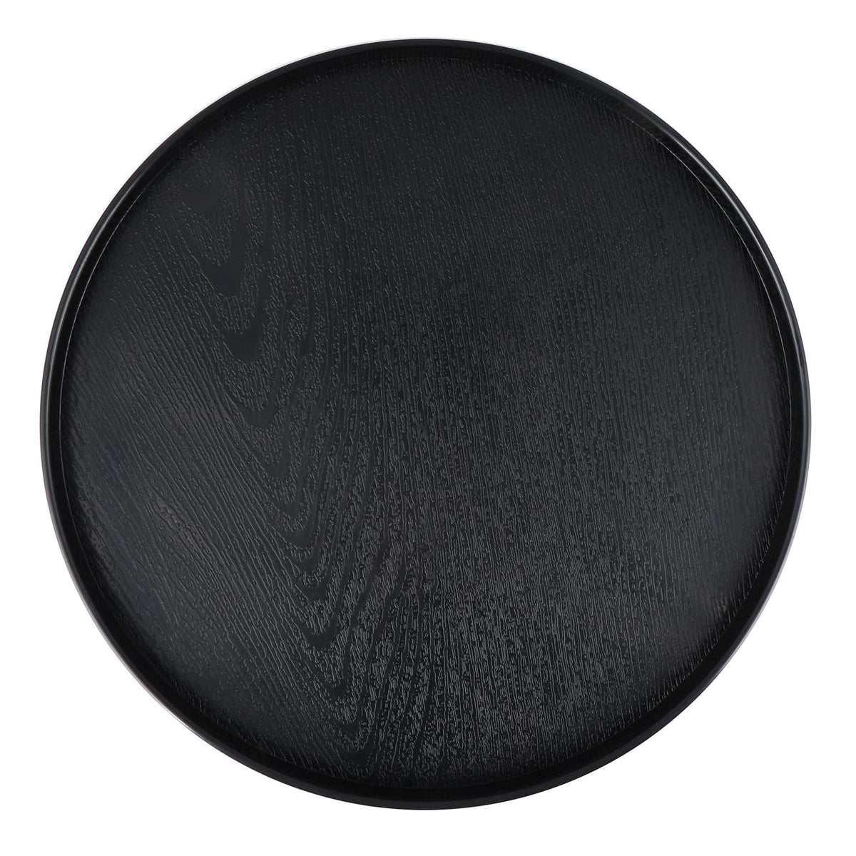 MDLUU plastic serving tray with woodgrain finish for stylish breakfast in bed.