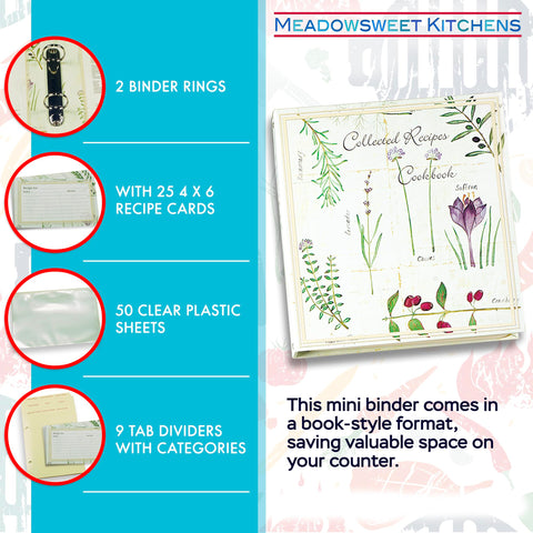 Meadowsweet Kitchens 25 four-by-six cards starter set for quick notes