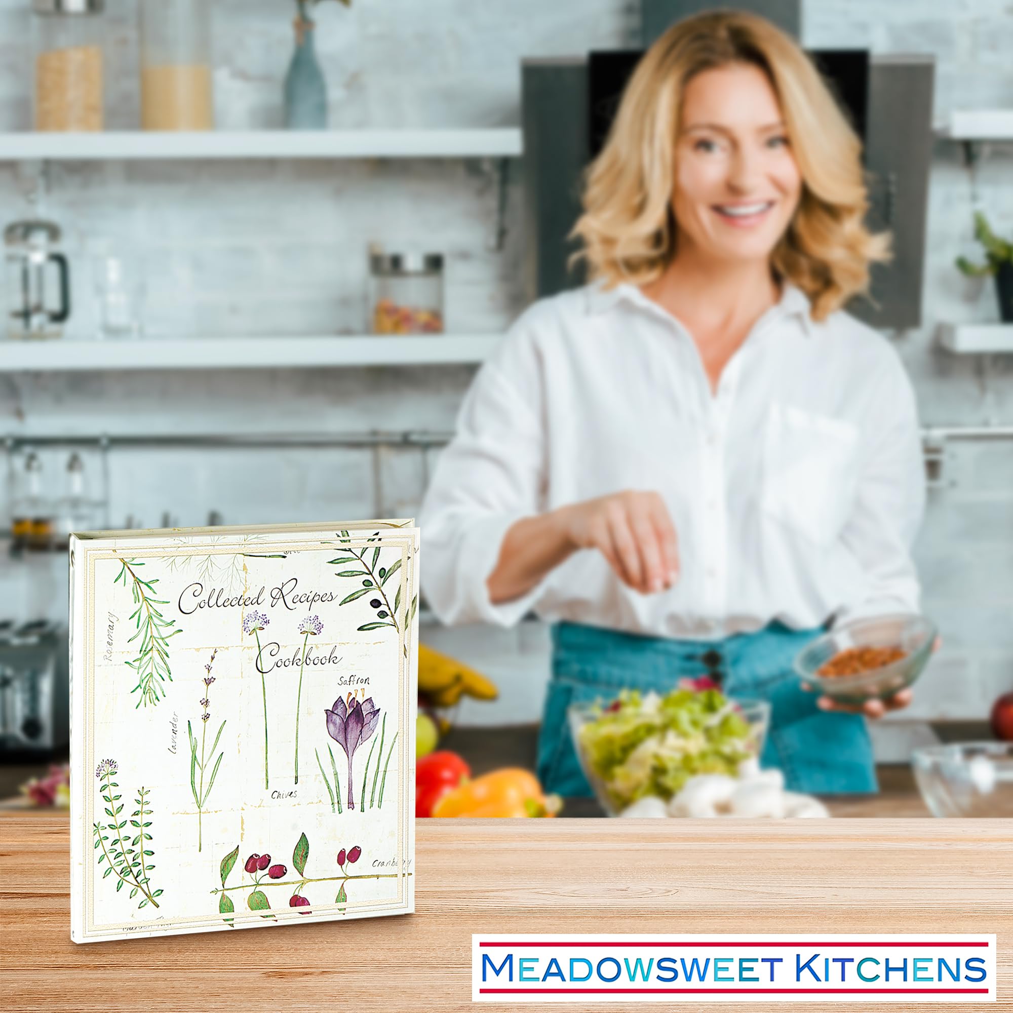 Meadowsweet Kitchens counter-space saver design fits small kitchens