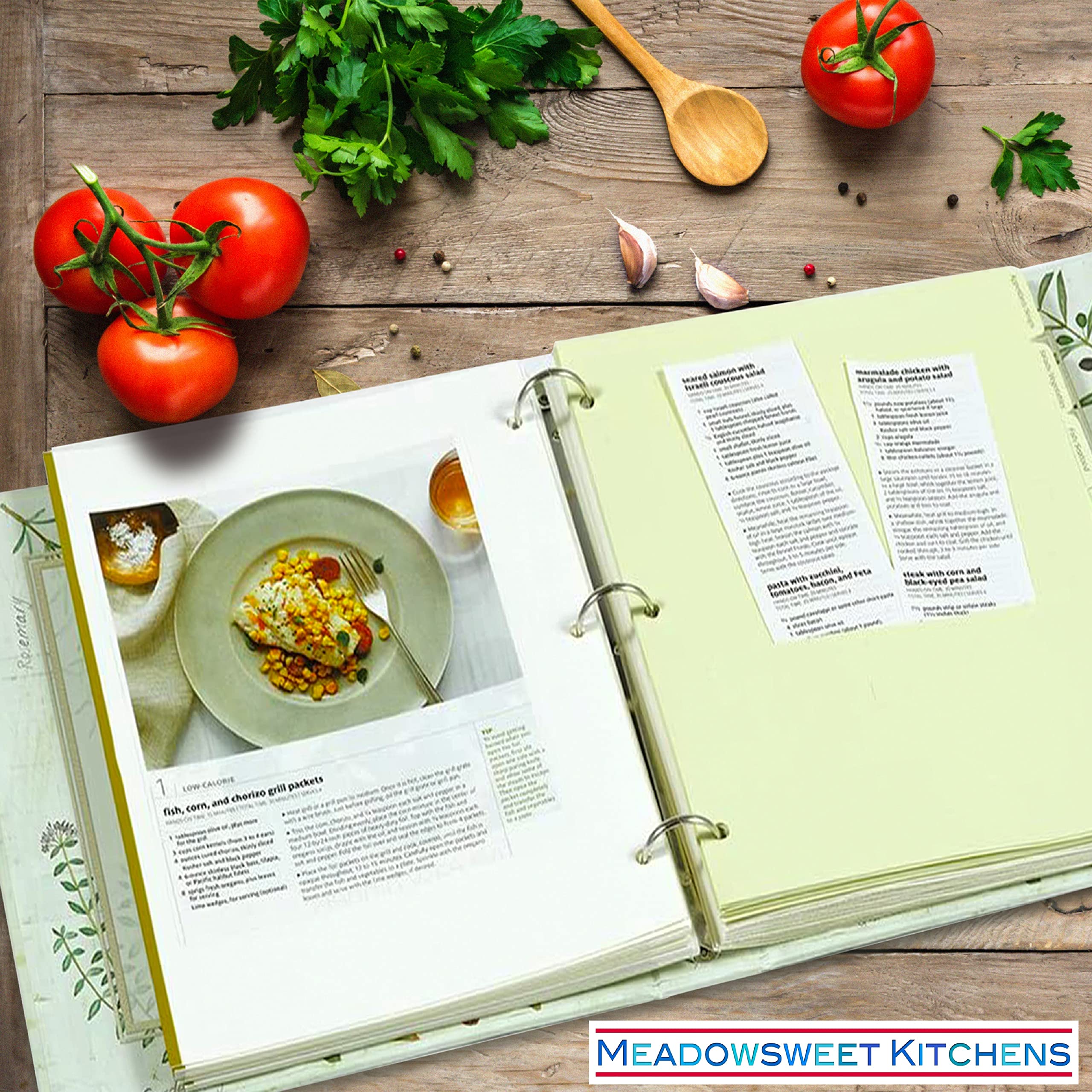 Meadowsweet Kitchens cover is easy to wipe, ideal for busy kitchen counters