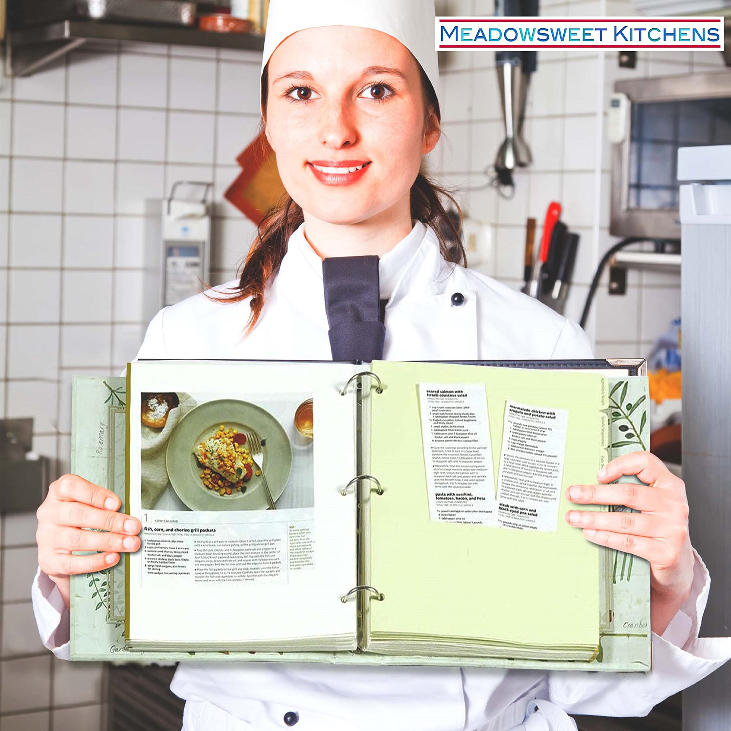 Meadowsweet Kitchens pocket dividers keep trials and notes neatly tucked away