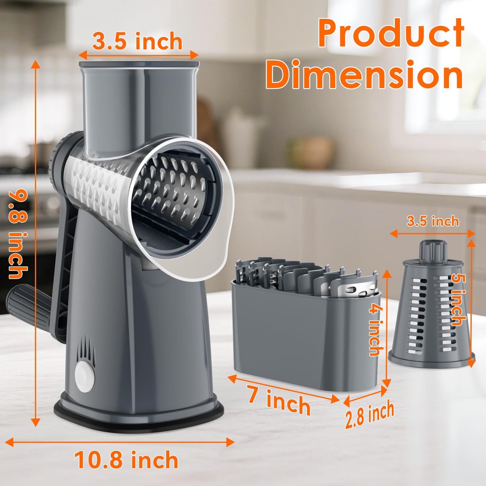 MealHelper great for grating cheese, vegetables, and nuts in daily meals.
