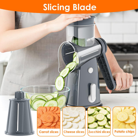 MealHelper transparent drum lets you monitor shredding speed and results.