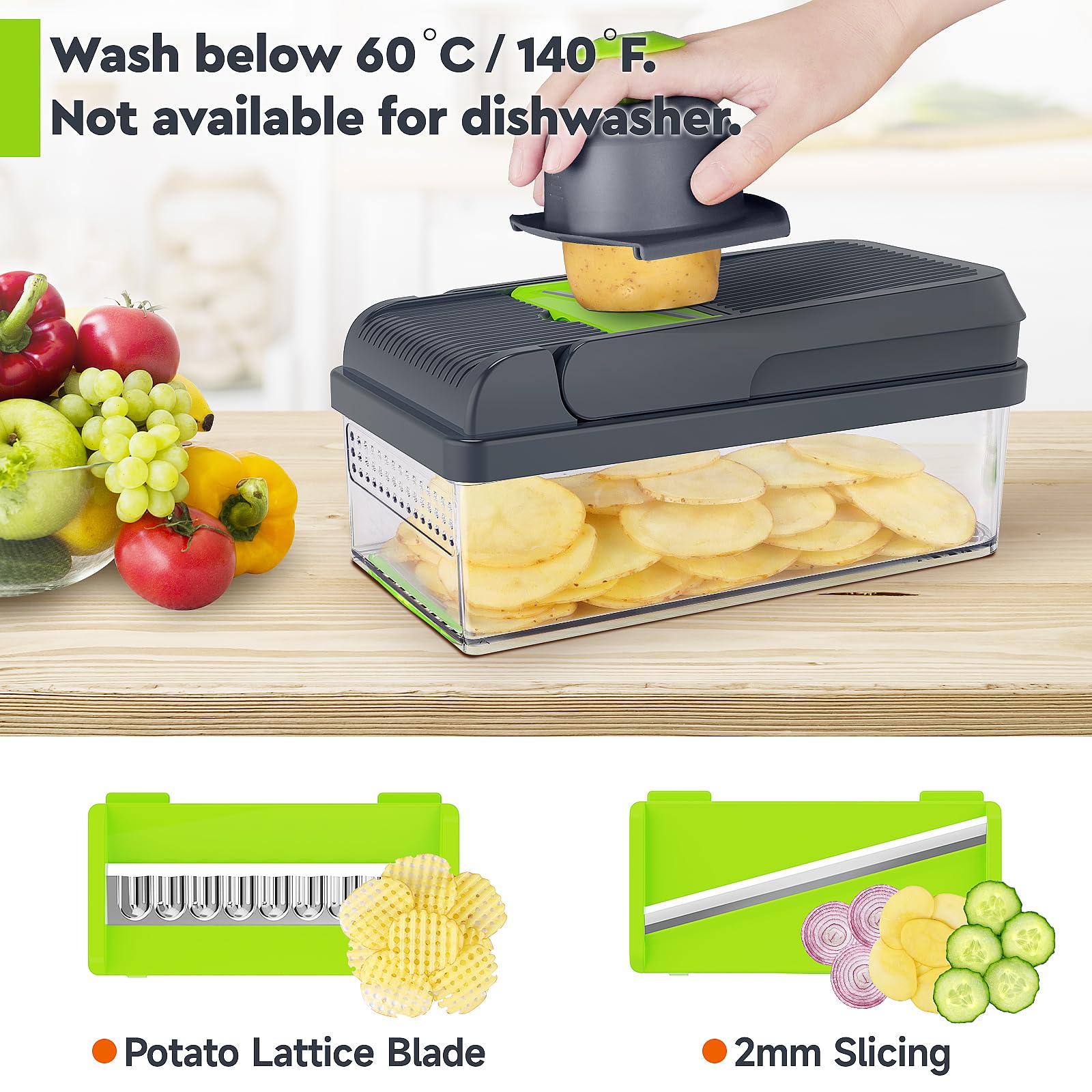 MealHelper hand guard protects fingers during chopping tasks