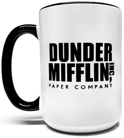Mean Muggin Dunder Miflin mug with double-sided artwork for bold visibility.