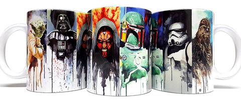 Mean Muggin Star Wars heroes collectible full-wrap mug for display and daily use