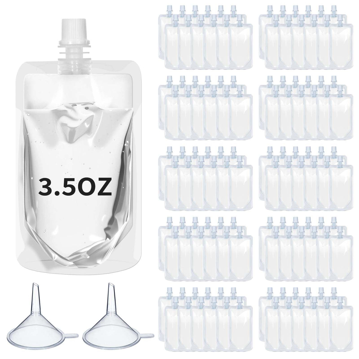 Meanplan 100-pcs plastic pouches bulk for party favors and snacks