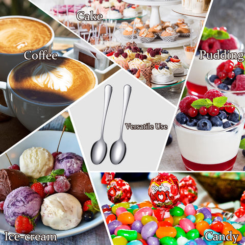 Meanplan 100-piece bulk spoons ideal for cafes and family gatherings.