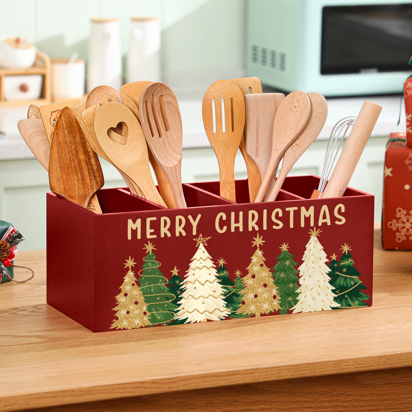 Meanplan multicolor finish brightens holiday kitchens and counters