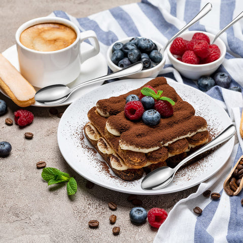 Meanplan classic-design spoons complement home serving and kitchen style.