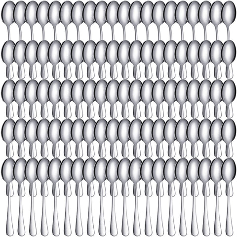 Meanplan demitasse spoons 4.33in, durable stainless steel for daily use and gatherings.