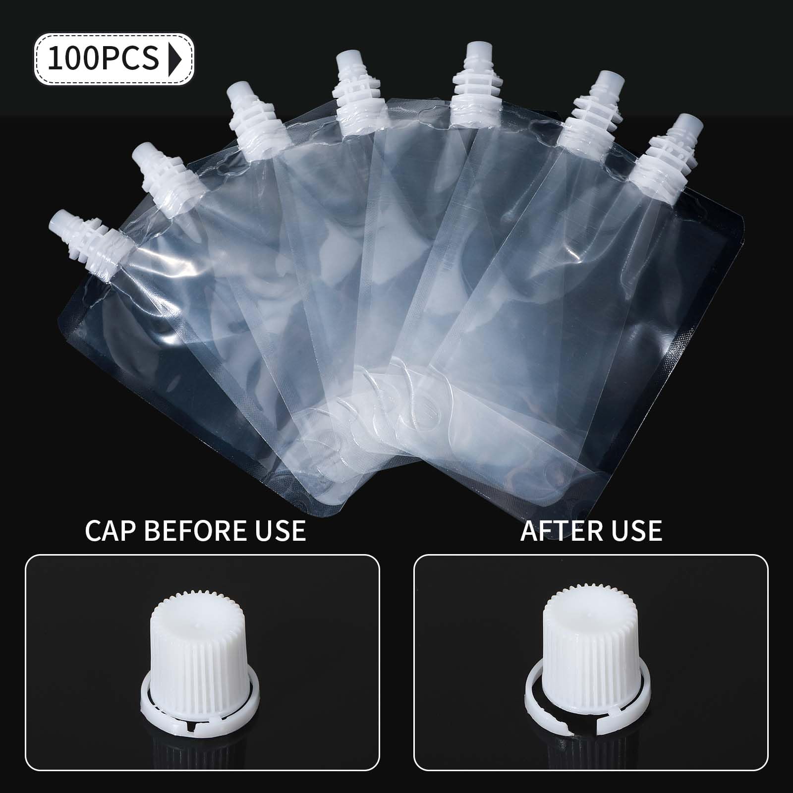 Meanplan funnels for easy pouring into pouches