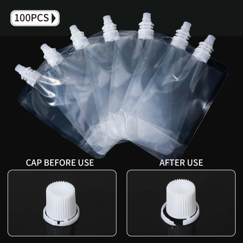 Meanplan funnels for easy pouring into pouches