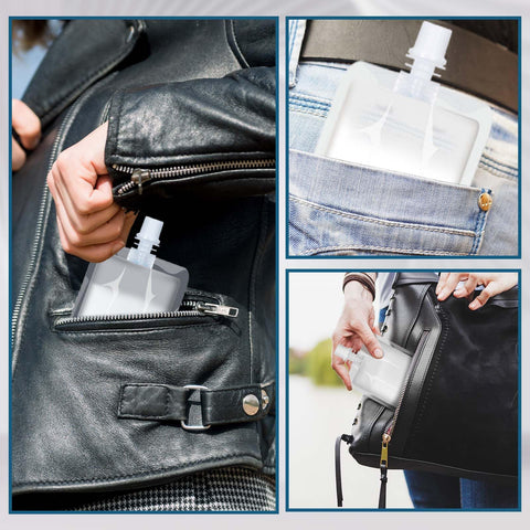 Meanplan screw cap pouches for odor-free storage