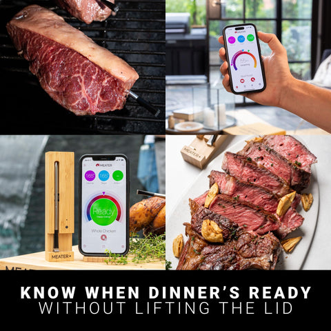 MEATER app guided cook system with step-by-step cooking instructions