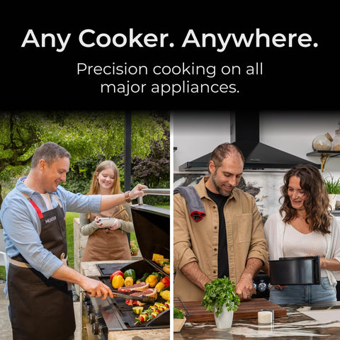 App view showing MEATER Pro monitoring food in real time