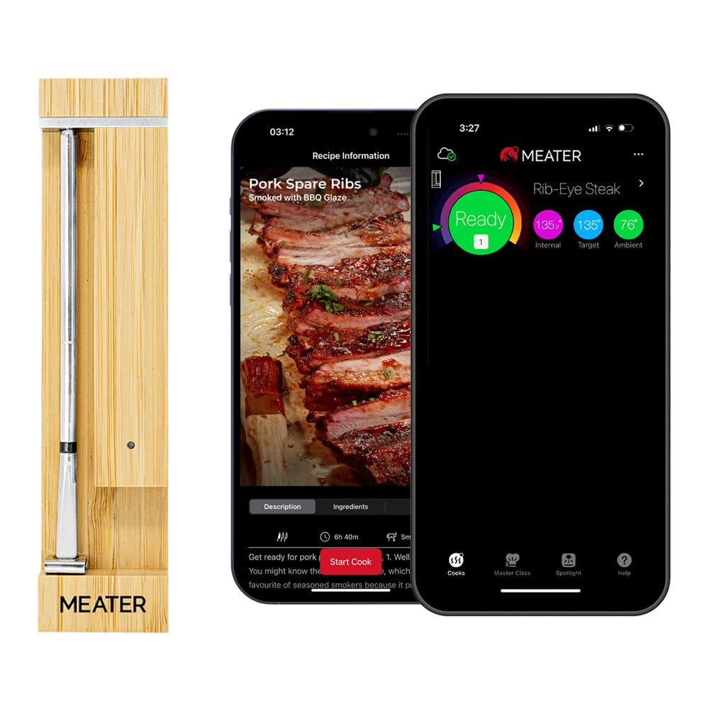 MEATER Pro in use inside an oven showing precise temperature monitoring for perfect results