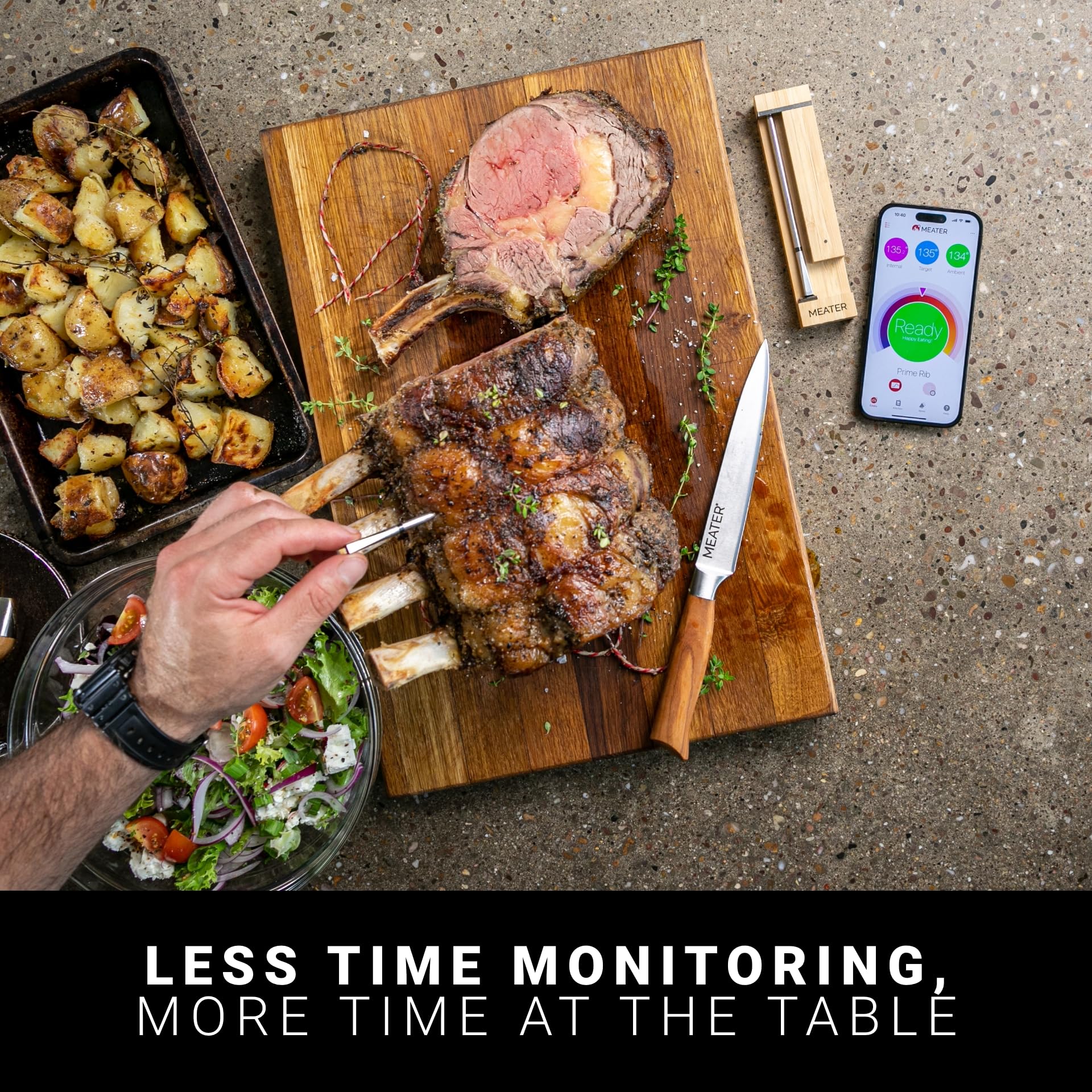 MEATER Pro sous vide capability and versatility in one wireless tool