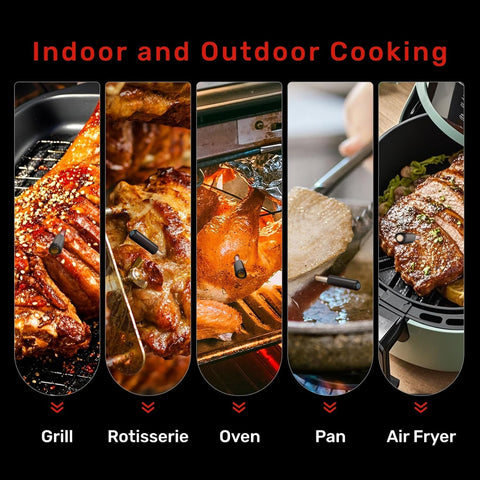 Meatmeet Pro WiFi thermometer rapid-charging icon signals fast power-ups