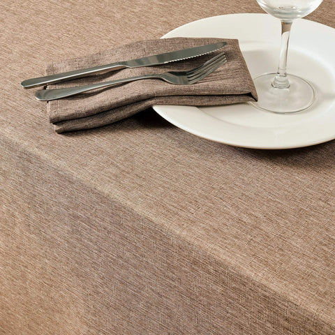 Mebakuk tablecloth waterproof finish beads on spills for quick cleanup