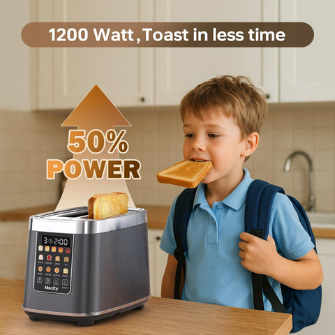 Mecity 1200W high-power toaster heats quickly and evenly