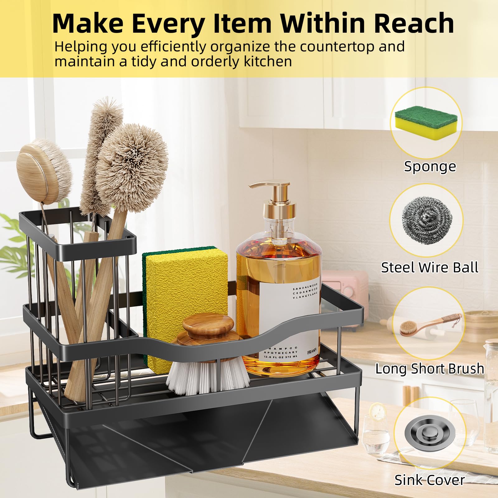 Mecyfaty drainage tray redirects water for quick drying