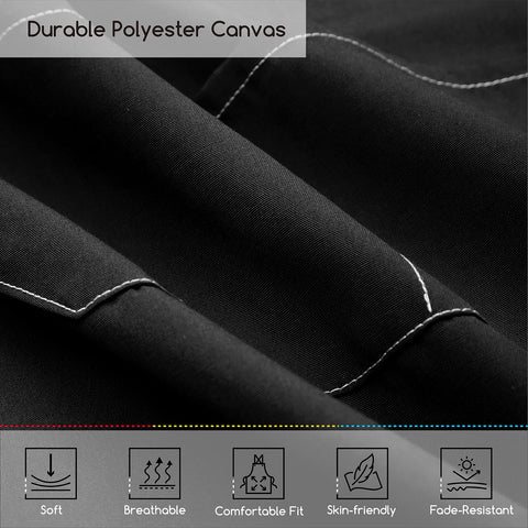 MEEDEN painting apron waterproof fabric helps protect clothing from paint splashes