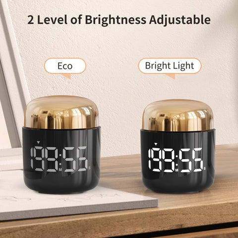 MeesMeek digital timer showing countdown and countup modes for versatile timing.