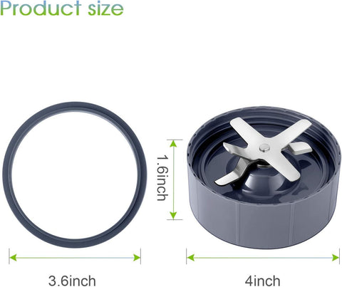 MEET JUICE rubber gasket pack for secure blade sealing.