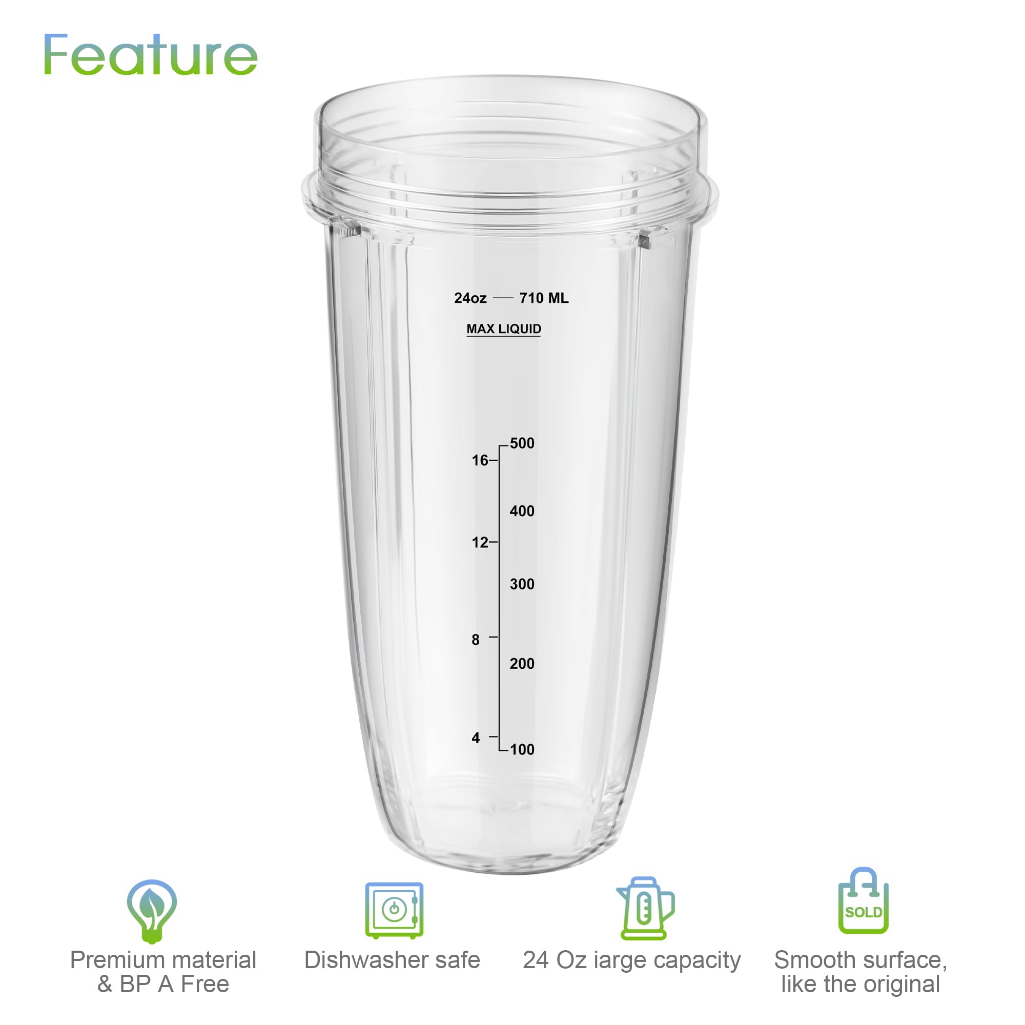 MEET JUICE two-cup set provides convenient replacement parts for busy kitchens.