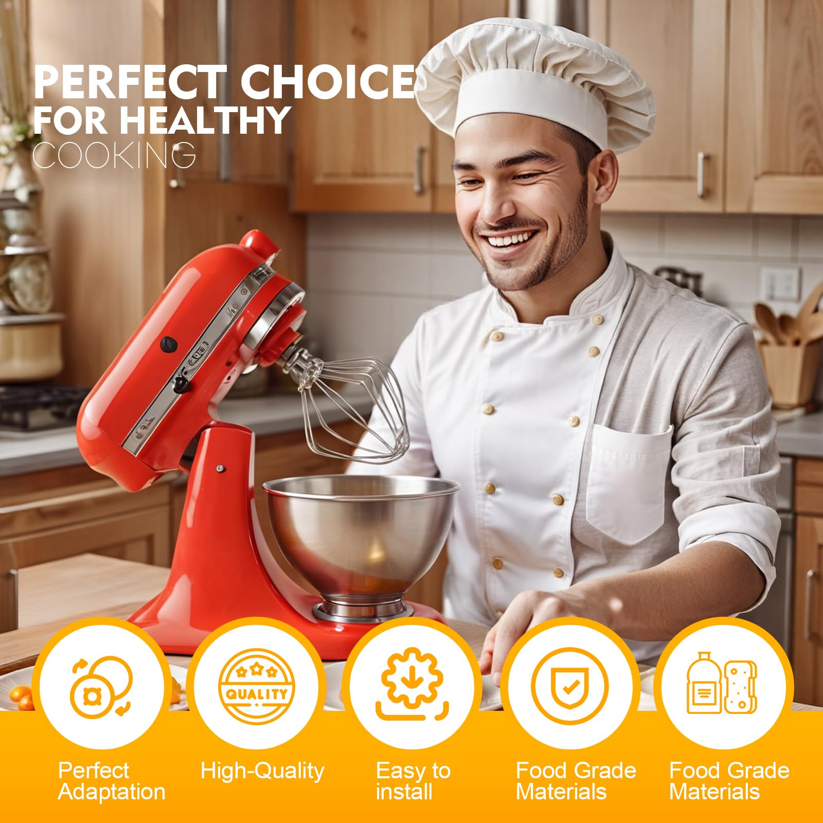 MEET JUICE sturdy stainless steel and coated parts for lasting kitchen duty.
