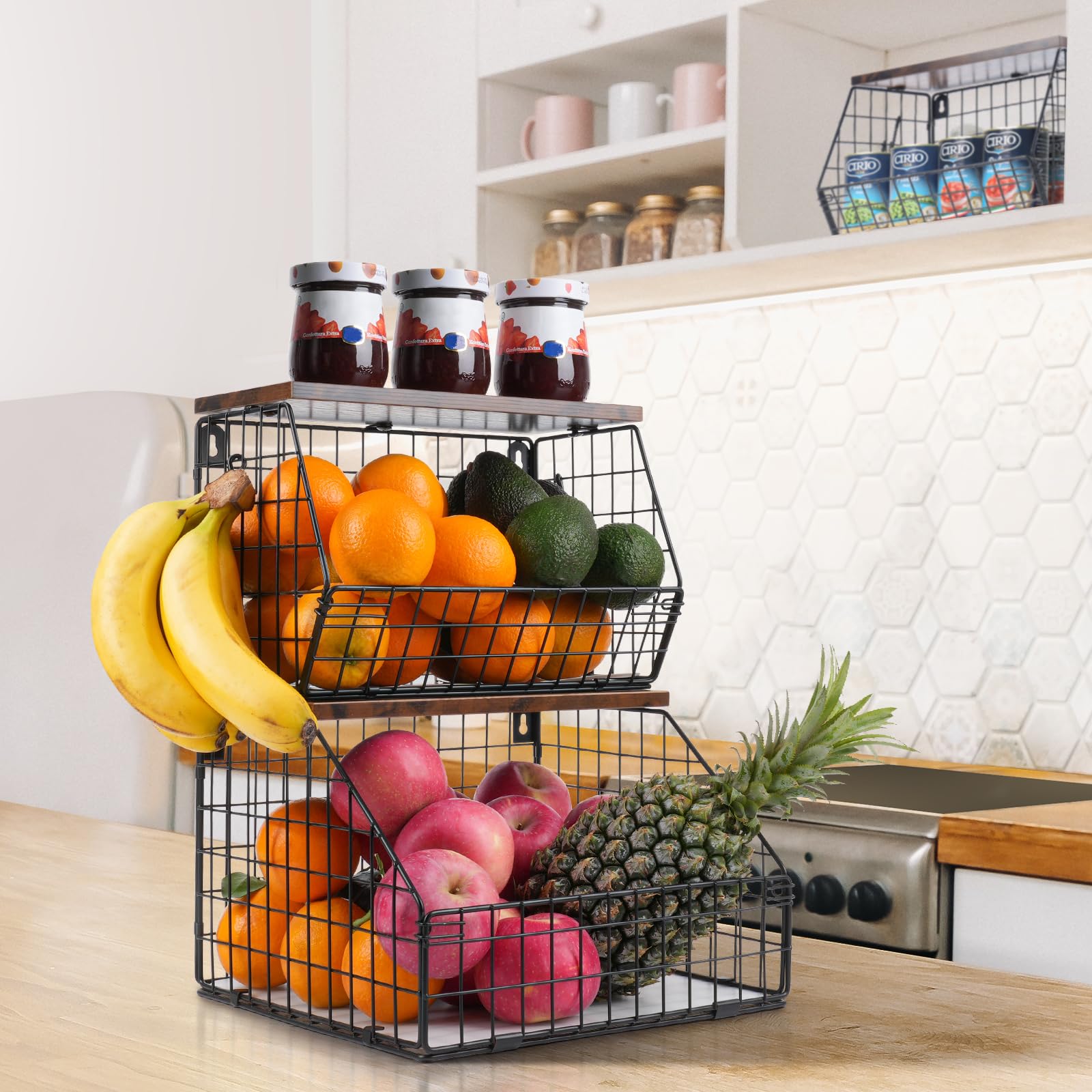Mefirt kitchen storage solution ideal for snack and can storage.