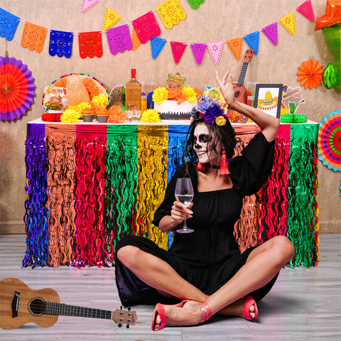 Mega-L Fiesta decor suitable for Cinco de Mayo and Dia de los Muertos