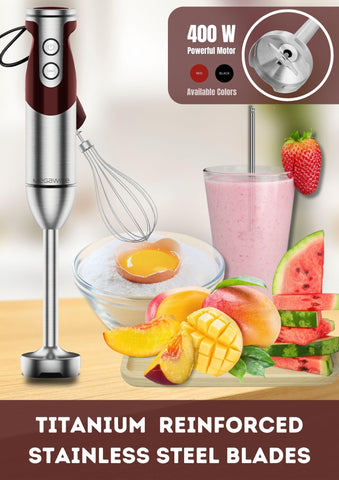 MegaWise Pro 12-speed control with TURBO boost for versatile blending tasks.