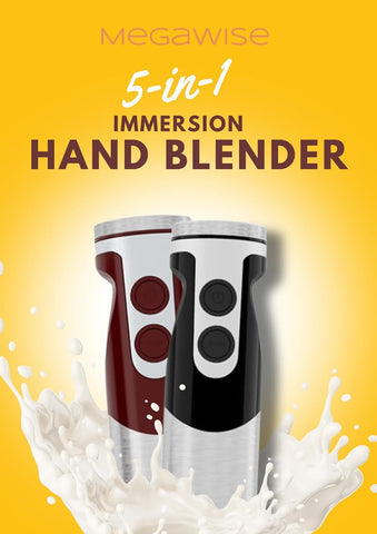 MegaWise Pro titanium-blades deliver durable, precise blends for sauces and purées.