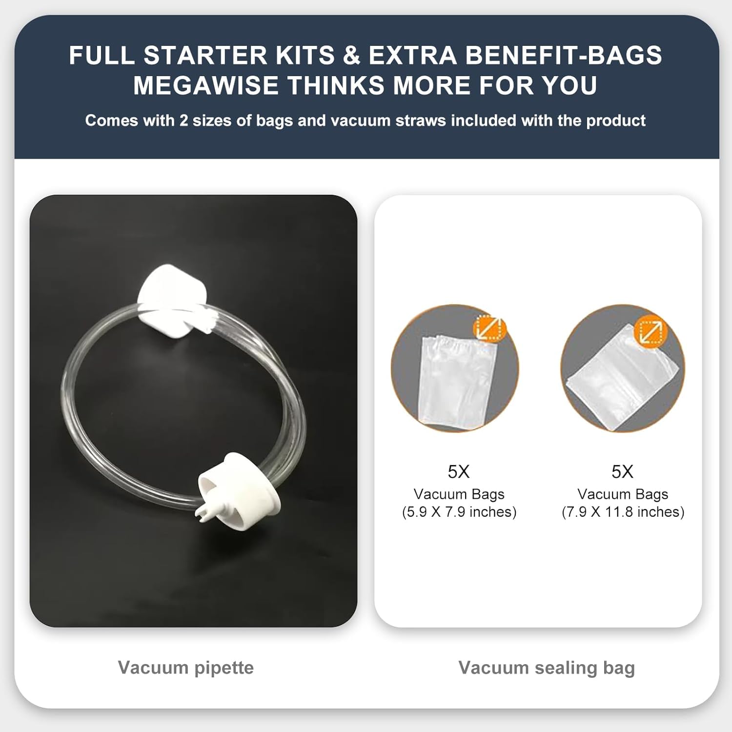 Built-in cutter allows quick bag creation with MegaWise