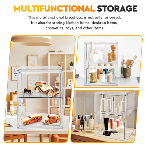 MEI NIAN bread box easy-clean surface for quick kitchen maintenance