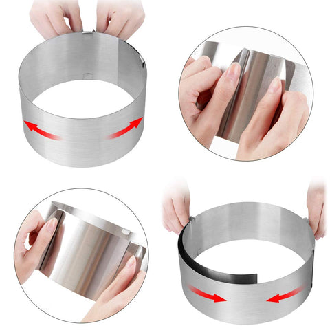 Meichu mousse cake ring with smooth edges for clean releases.