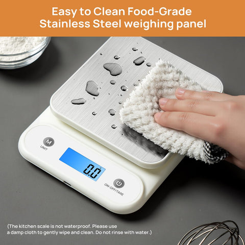 Meilen digital food scale auto power-off to save energy.
